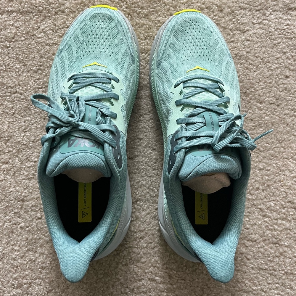 Hoka One challenger ATR, size 11.  Only worn to try on, never worn outside.
